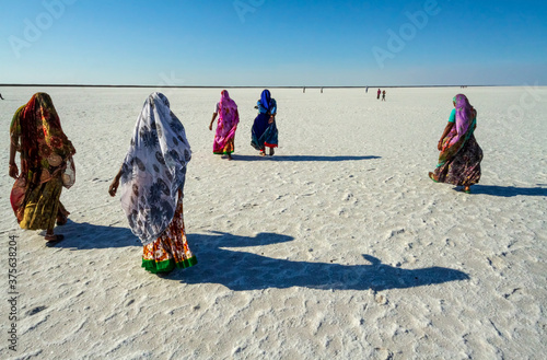 White Rann of Kutch, District Kutch, Gujarat, India. photo