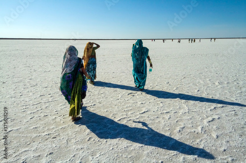 White Rann of Kutch, District Kutch, Gujarat, India.