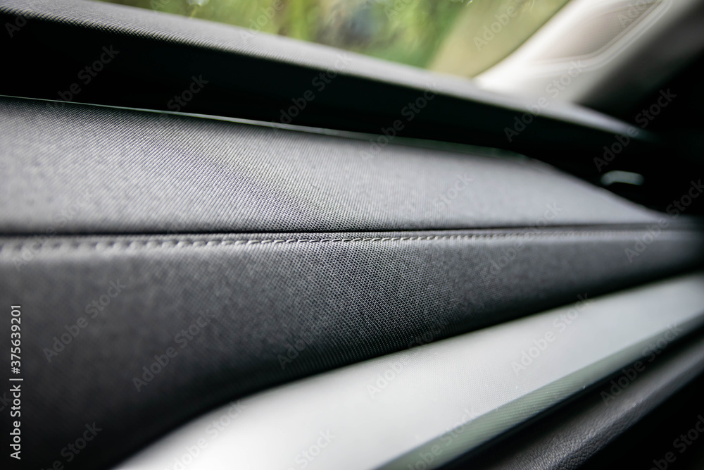 Denim dashboard upholstery Denim dashboard upholstery
