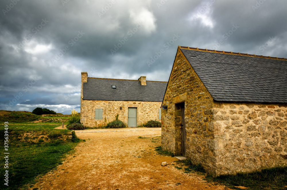 Meneham is a restored old village in Brittany, France