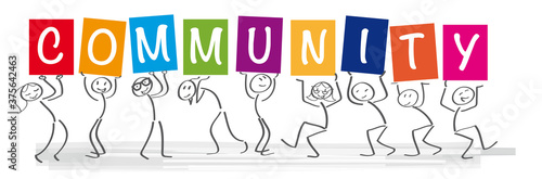 COMMUNITY vector illustration concept