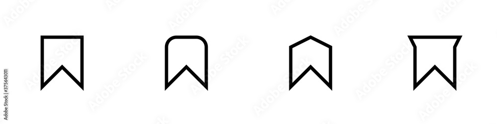 Conjunto de iconos de guardado. Guardar. Icono ver mas tarde. ilustración vectorial Conjunto de iconos de guardado. Guardar. Icono ver mas tarde. ilustración vectorial