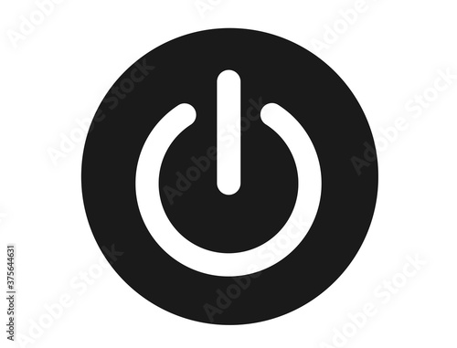 Power icon on electronic device