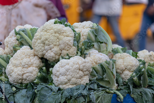 Cauliflower on Indian market