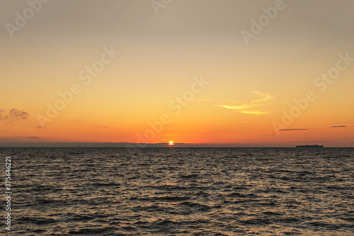 Gulf of Finland at sunset. Romantic evening. Summer © Светлана Густова