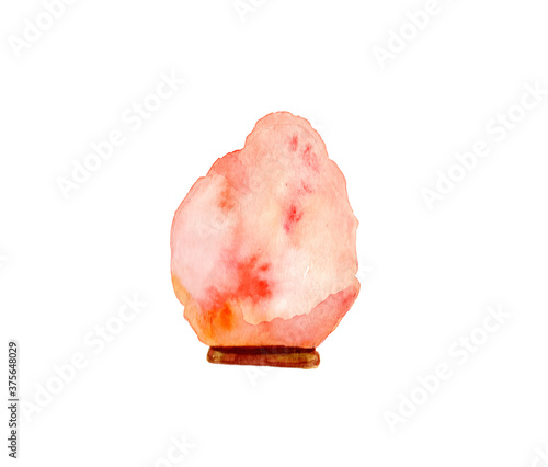 Himalayan pink and rock salt watercolor