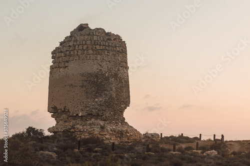 Torre cerrillos en punta entinas sabinar, Almería photo