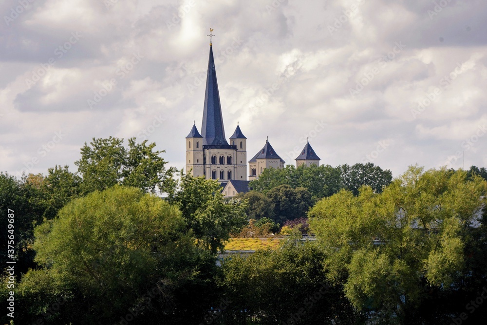 historical Brauweiler Abbey, a former Benedictine monastery located at Brauweiler near Cologne