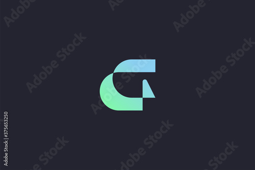 Free Download Technology Letter G Logo Abstract Whimsical Monogram - GFXLoad