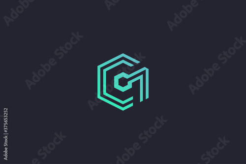 Technology Letter G Logo Abstract Whimsical Monogram