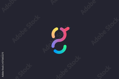 Technology Letter G Logo Abstract Whimsical Monogram
