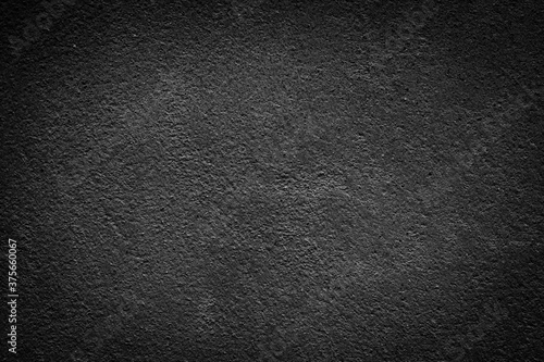 Black cement background Black concrete surfaces. Cement is suitable for design.