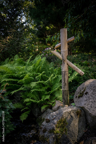 w ogrodzie japońskim