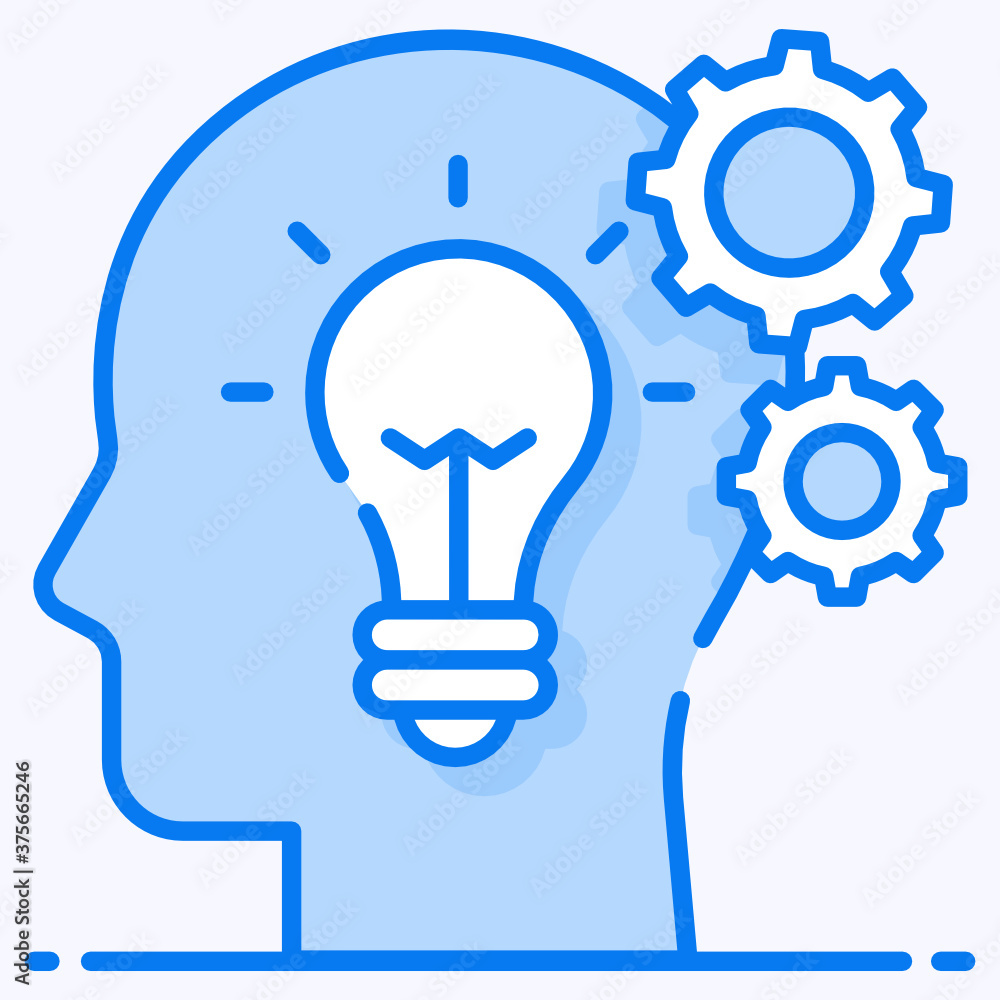Thinking process icon design, vector of brain development in modern style
Thinking process icon design, vector of brain development in modern style