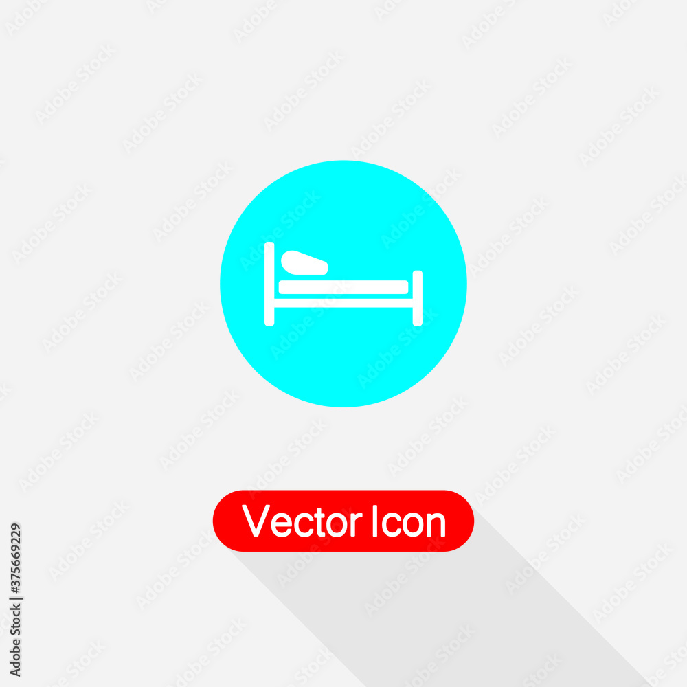Bed Icon Vector Illustration Eps10 Bed Icon Vector Illustration Eps10