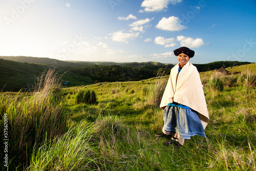 Rural African Xhosa Woman photo