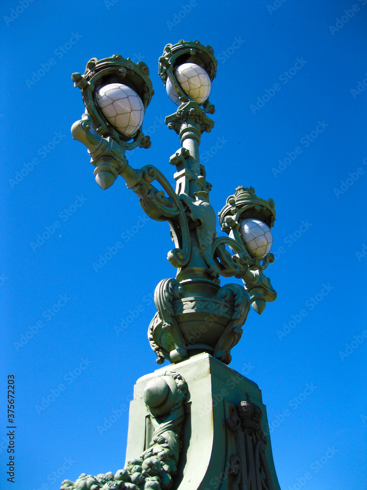 vintage lantern in Saint Petersburg