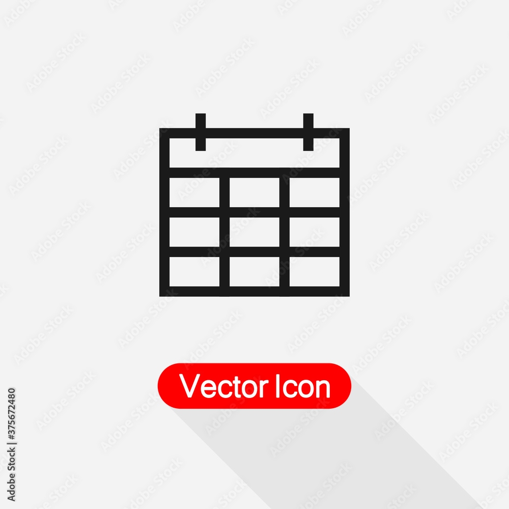 Calendar Icon Vector Illustration Eps10 Calendar Icon Vector Illustration Eps10