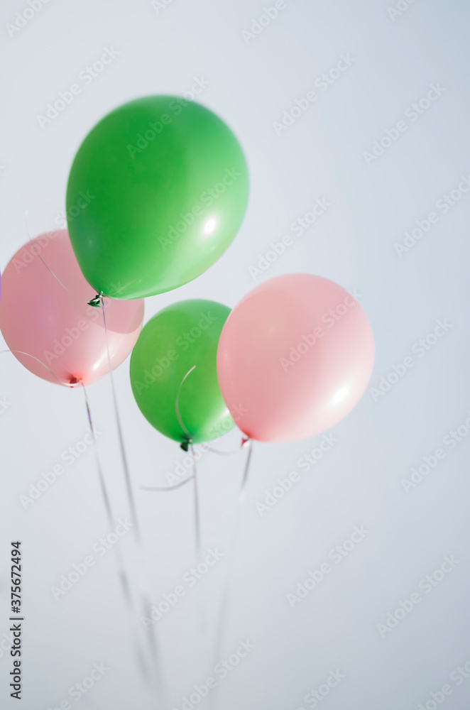colored pastel balloons colored pastel balloons