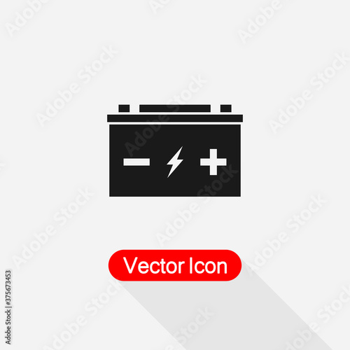 Car Battery Icon Vector Illustration Eps10