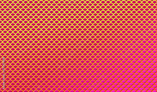 Red and Gold background with embossed texture for east design. Vector EPS10