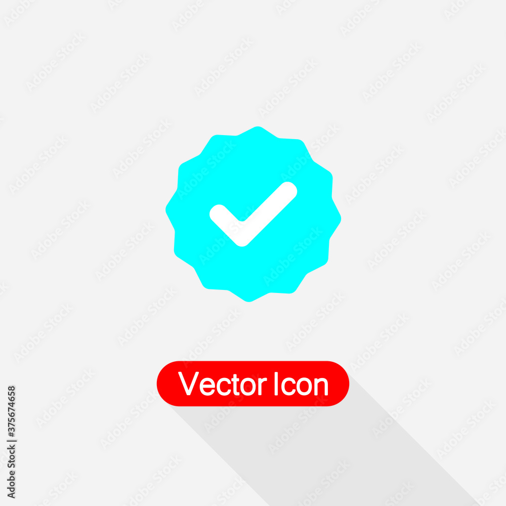 Check Icon, Approved Icon Vector Illustration Eps10