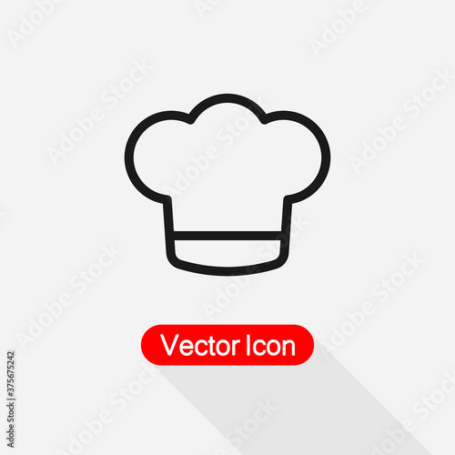 Chief Hat Icon Vector Illustration Eps10