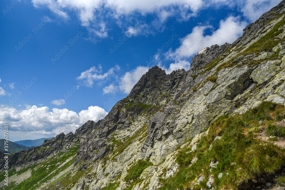 Landscape of Tatra mountains in Poland. Mountain landscape.