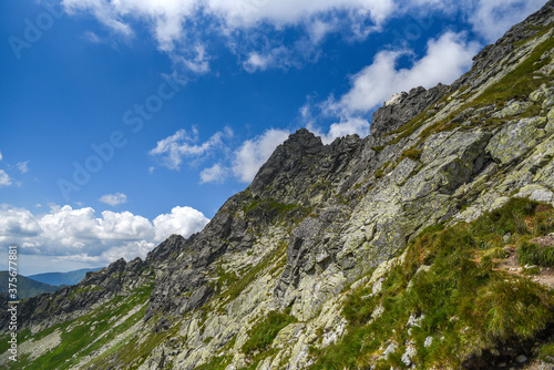 Landscape of Tatra mountains in Poland. Mountain landscape.