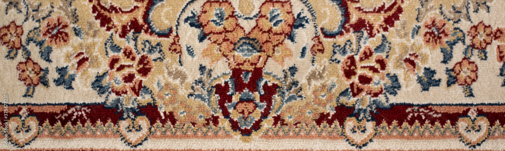 Crop view of traditional persian carpet Crop view of traditional persian carpet