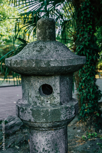 japanese lantern in the garden