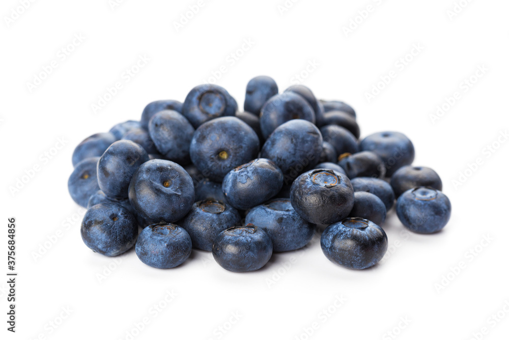 heap of blueberries isolated on white background heap of blueberries isolated on white background