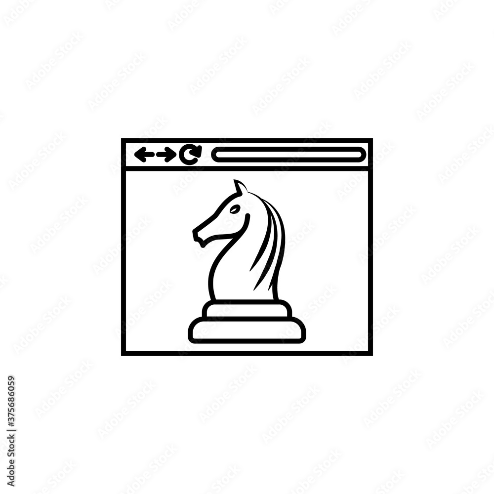 web, chess line icon. Signs and symbols can be used for web, logo, mobile app, UI, UX web, chess line icon. Signs and symbols can be used for web, logo, mobile app, UI, UX