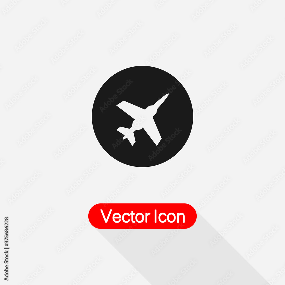 Fighter Plane Icon, Plane Icon vector illustration Eps10 Fighter Plane Icon, Plane Icon vector illustration Eps10