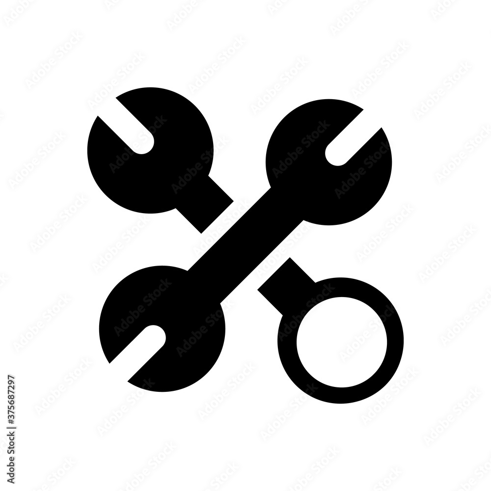 Wrench icon | vector icon Wrench icon | vector icon