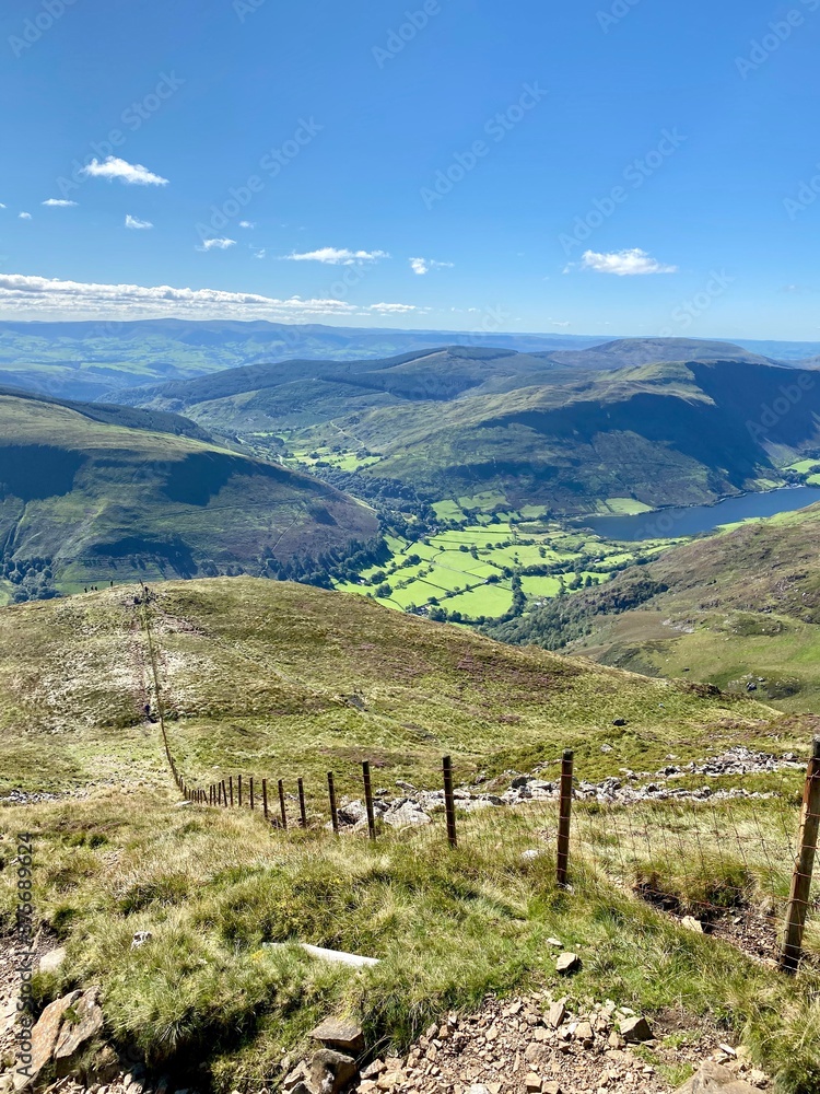 Cadair Idris mountain in North Wales, part of Snowdonia National Park and close to the Mach Loop
