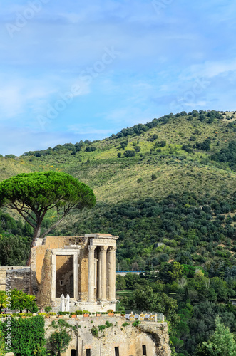 Circular Temple or Vesta's ( Tempio Circolare (o di Vesta)) . Tivoli, Italy