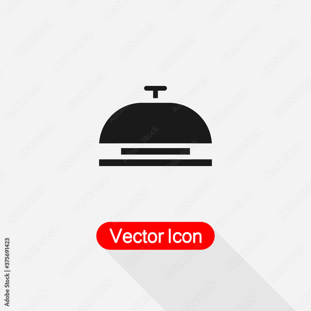 Hotel Bell Icon Vector Illustration Eps10 Hotel Bell Icon Vector Illustration Eps10