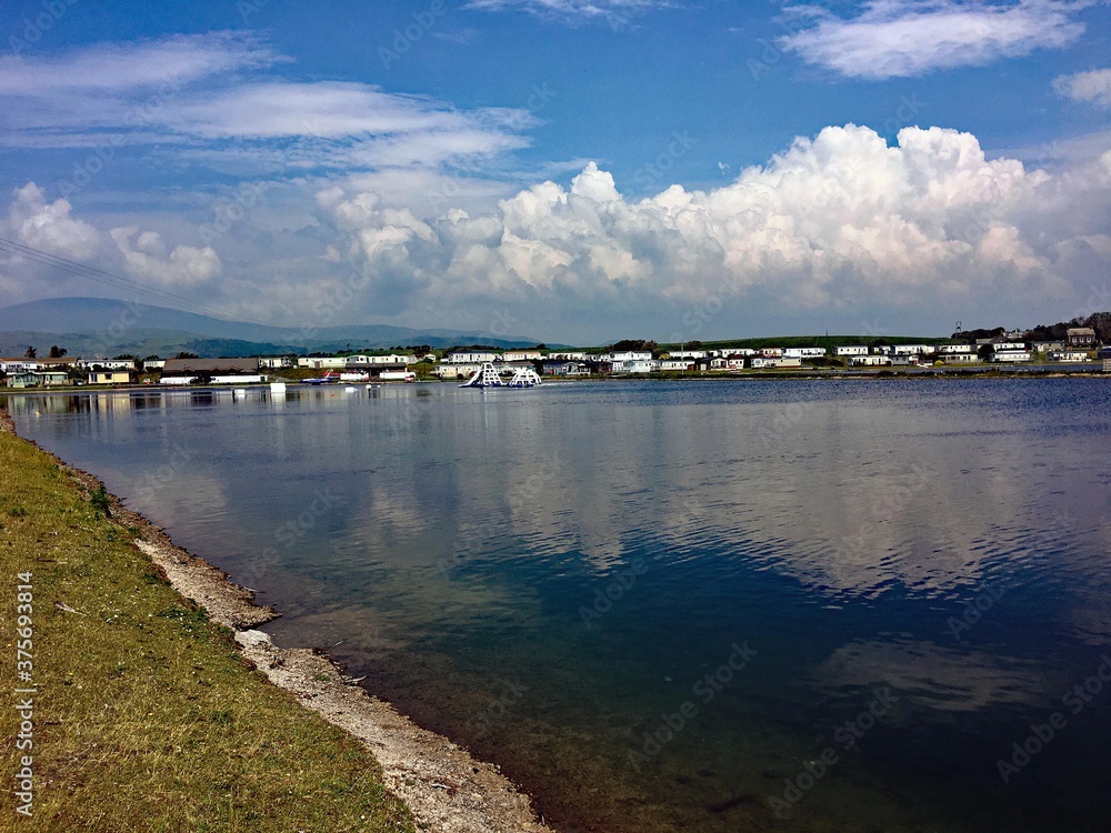 lake and blue sky in the Lake District