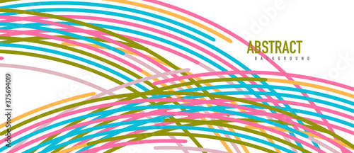 Аbstract moving colorful lines vector backgrounds for cover, placard, poster, banner or flyer