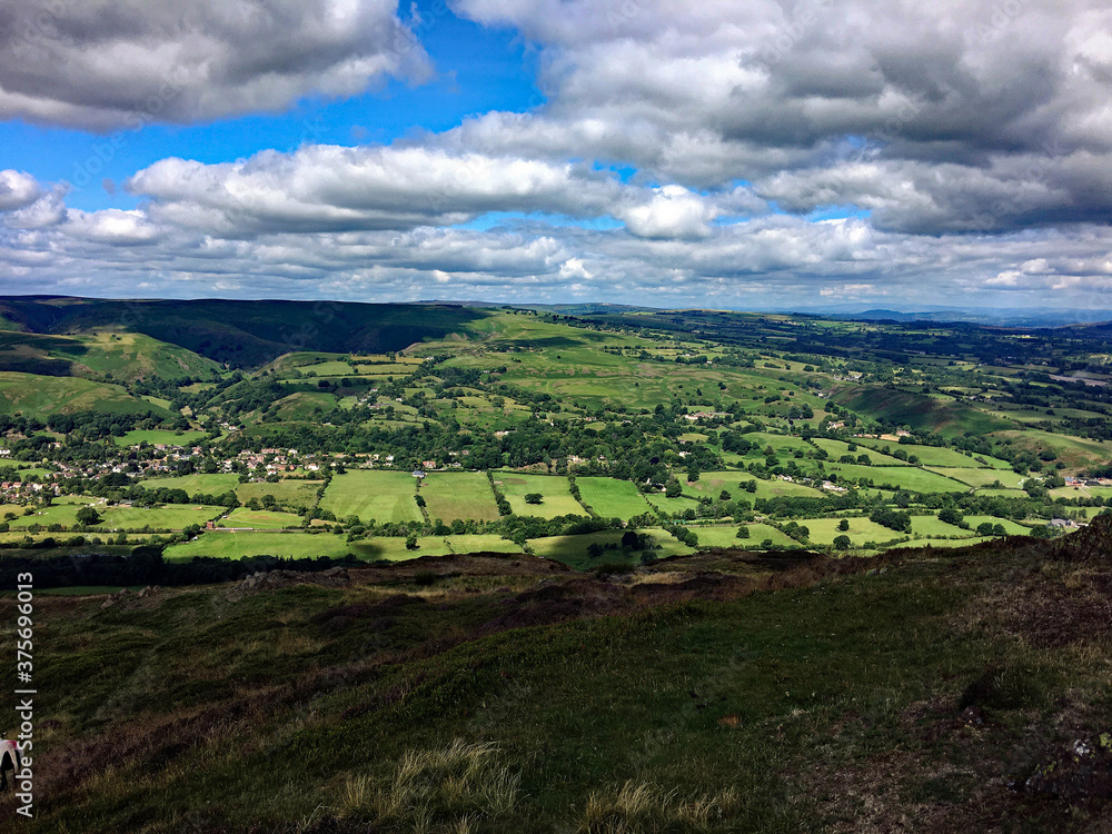 A view of the Shropshire Countryside near the Caradoc A view of the Shropshire Countryside near the Caradoc