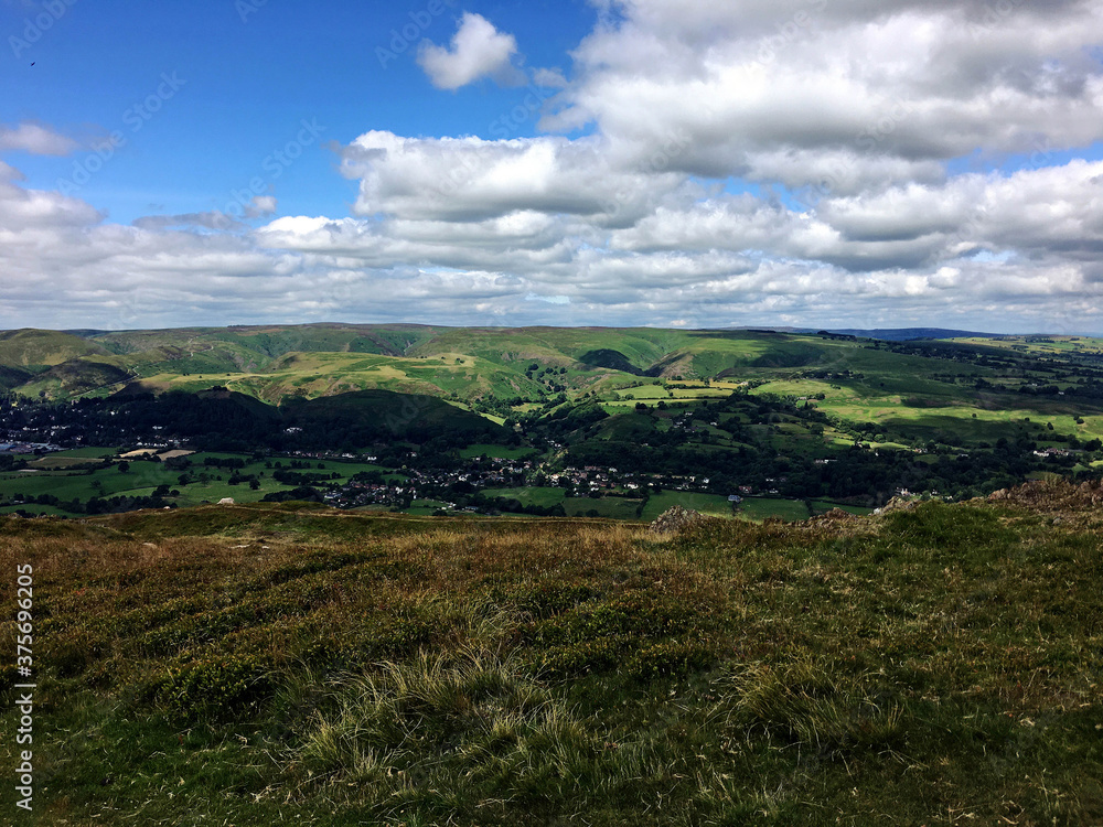 Naklejka premium A view of the Shropshire Countryside near the Caradoc