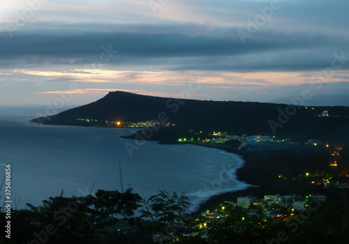 Beautiful sunset saw from Guanshan of Kenting National Park