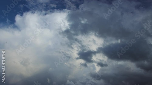 Wallpaper Mural Time lapse of clouds turning gray Torontodigital.ca