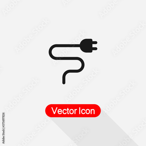 Plug Sockets Icon vector illustration Eps10