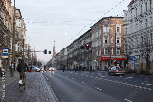 street in Szczecin