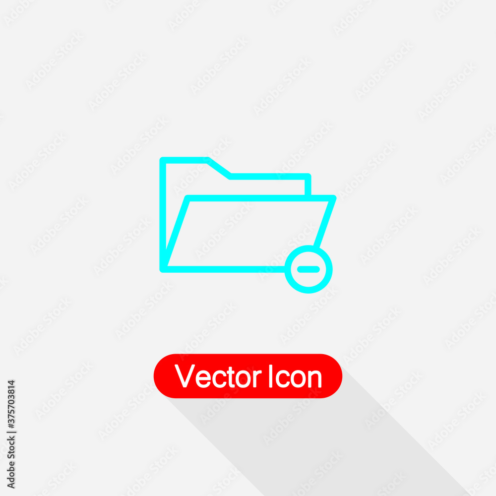 Remove Folder Icon Vector Illustration Eps10 Remove Folder Icon Vector Illustration Eps10