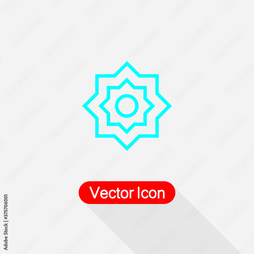 Rub el hizb Icon Vector Illustration Eps10