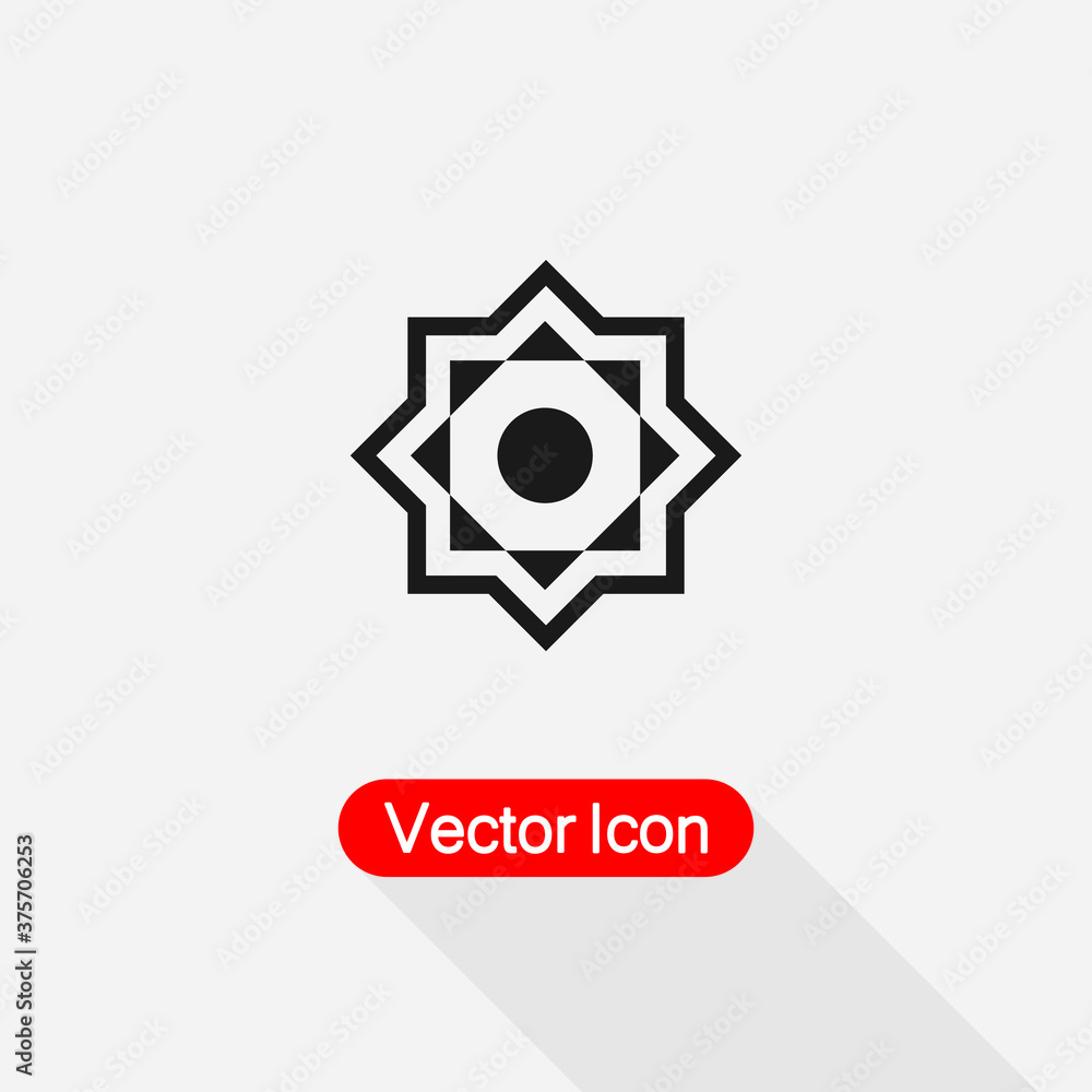 Rub el hizb Icon Vector Illustration Eps10 Rub el hizb Icon Vector Illustration Eps10