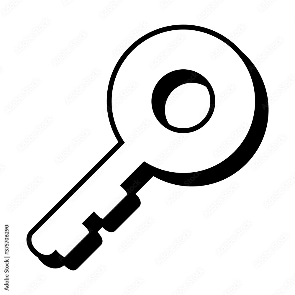pop art elements concept, key icon, line style pop art elements concept, key icon, line style